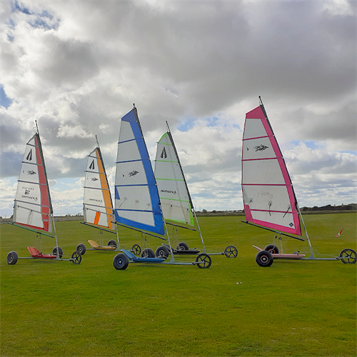 Land Yachting in Kent - Land Yachts On Beach  Land Yachting in Kent - Land Yachts On Beach